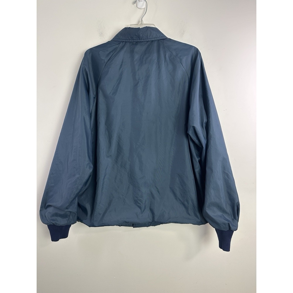VTG Birdie by Richard A Leslie Jacket Mens Medium Blue Windbreaker Made in USA - Picture 5 of 9
